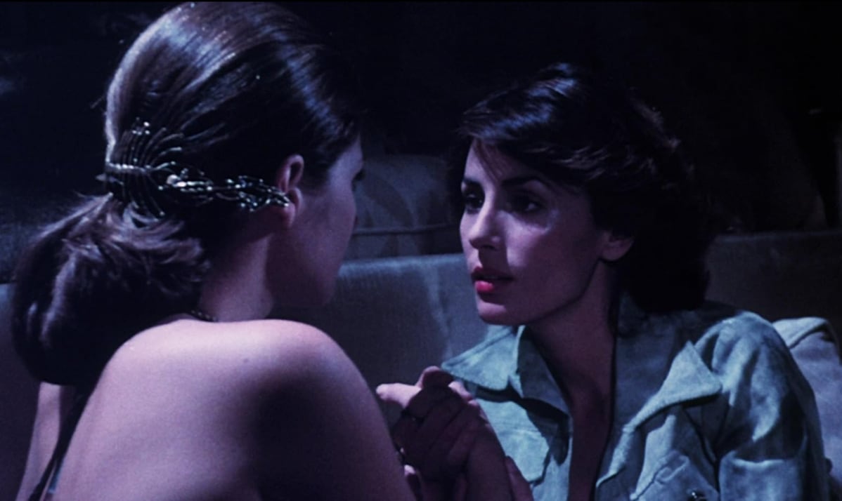 Cristina Ferrare  y Helena Rojo en 'Mary, Mary, Bloody Mary' (1975). (Foto: IMDb).