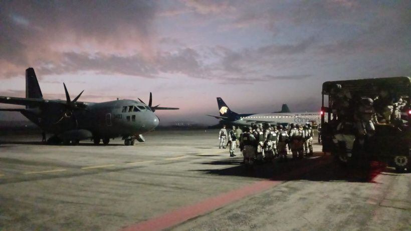 990 agentes de la Guardia Nacional fueron enviados a las ciudades de Tijuana, en Baja California, así como a Sonoyta, en Sonora, y en Matamoros, Tamaulipas