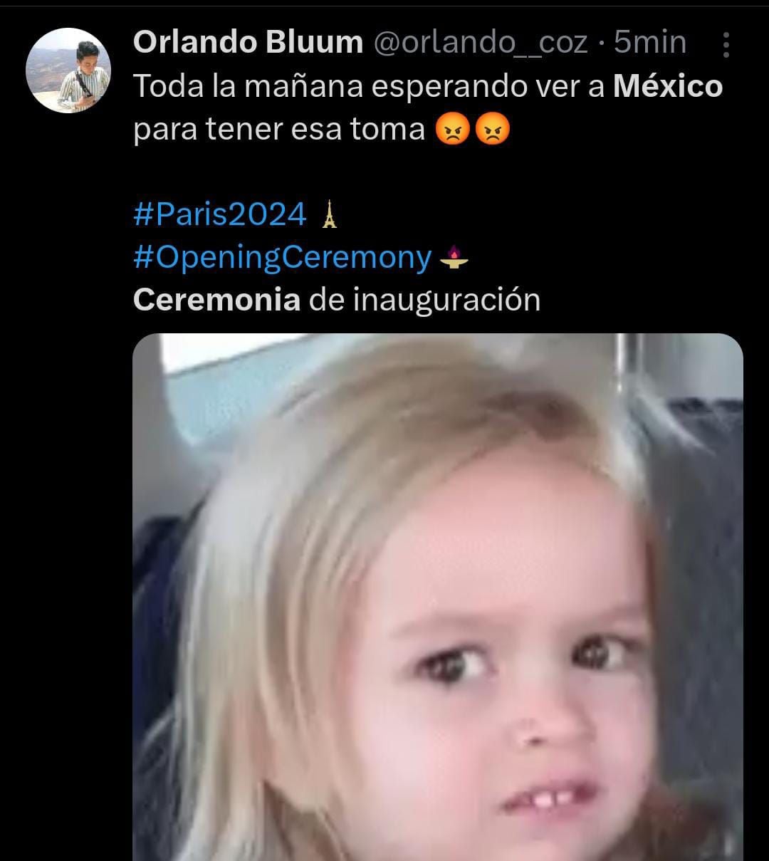 Los memes de México se molestaron al ver pasar a la delegación mexicana. (Foto: Redes Sociales)