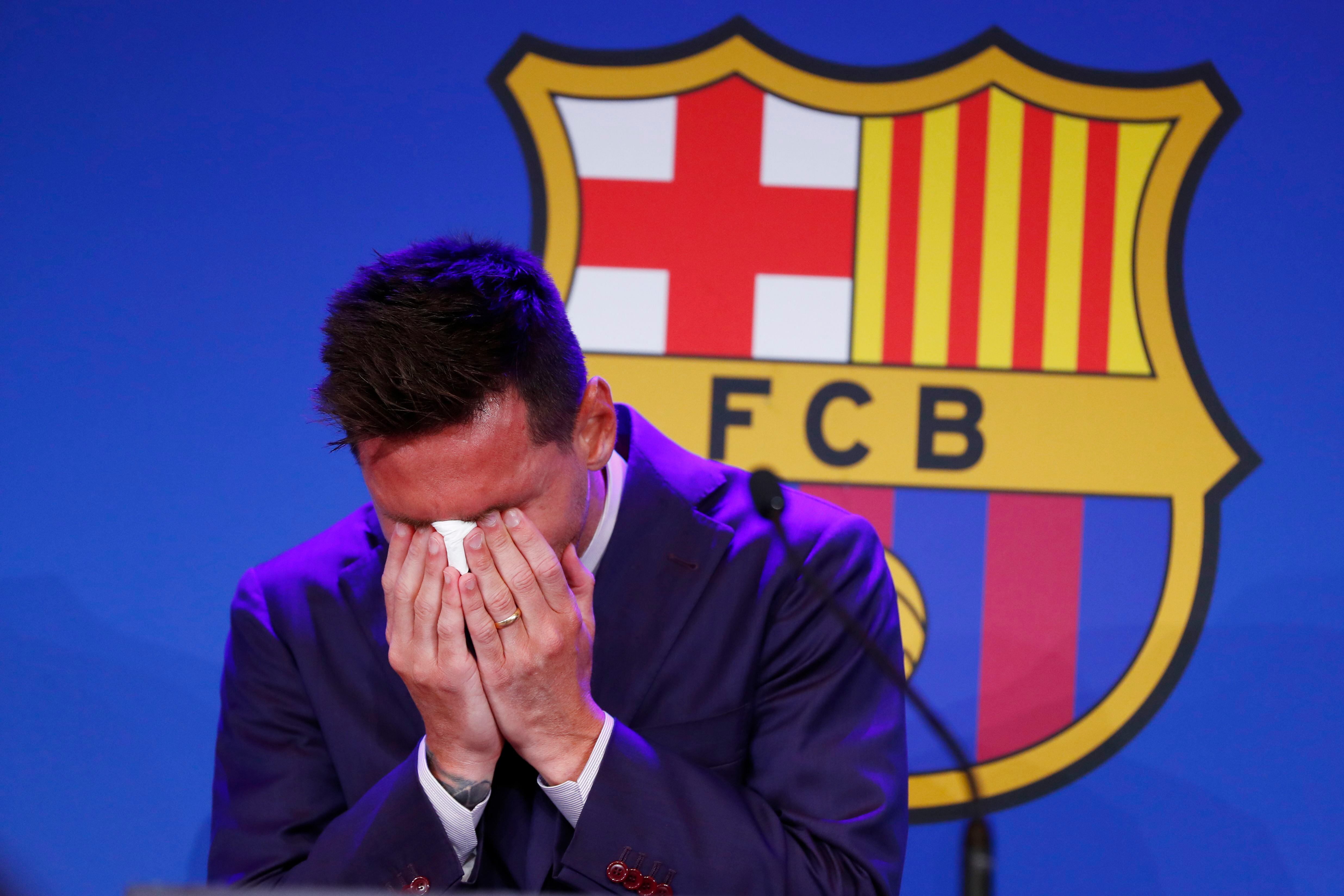 Con lágrimas, Messi se despide del Barcelona: ‘No estaba preparado para marcharme’