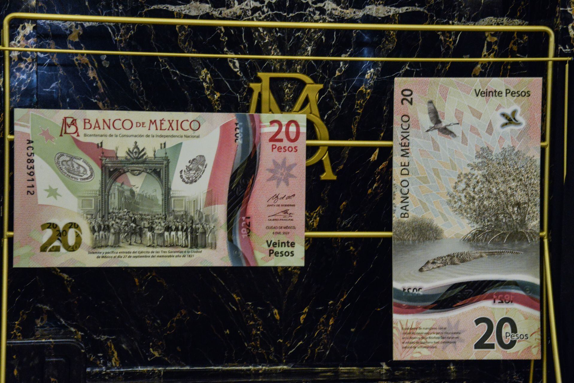 ¡Que viva el nuevo billete de 20 pesos! Gana premio como uno de los mejores de América Latina