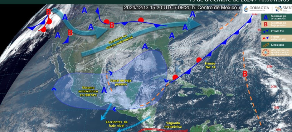 Eventos meteorológicos en el país durante este fin de semana 