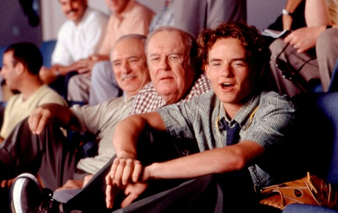 M. Emmet Walsh, Philip Bosco y Christopher Masterson en 'La boda de mi mejor amigo' (1997). (Foto: IMDb).