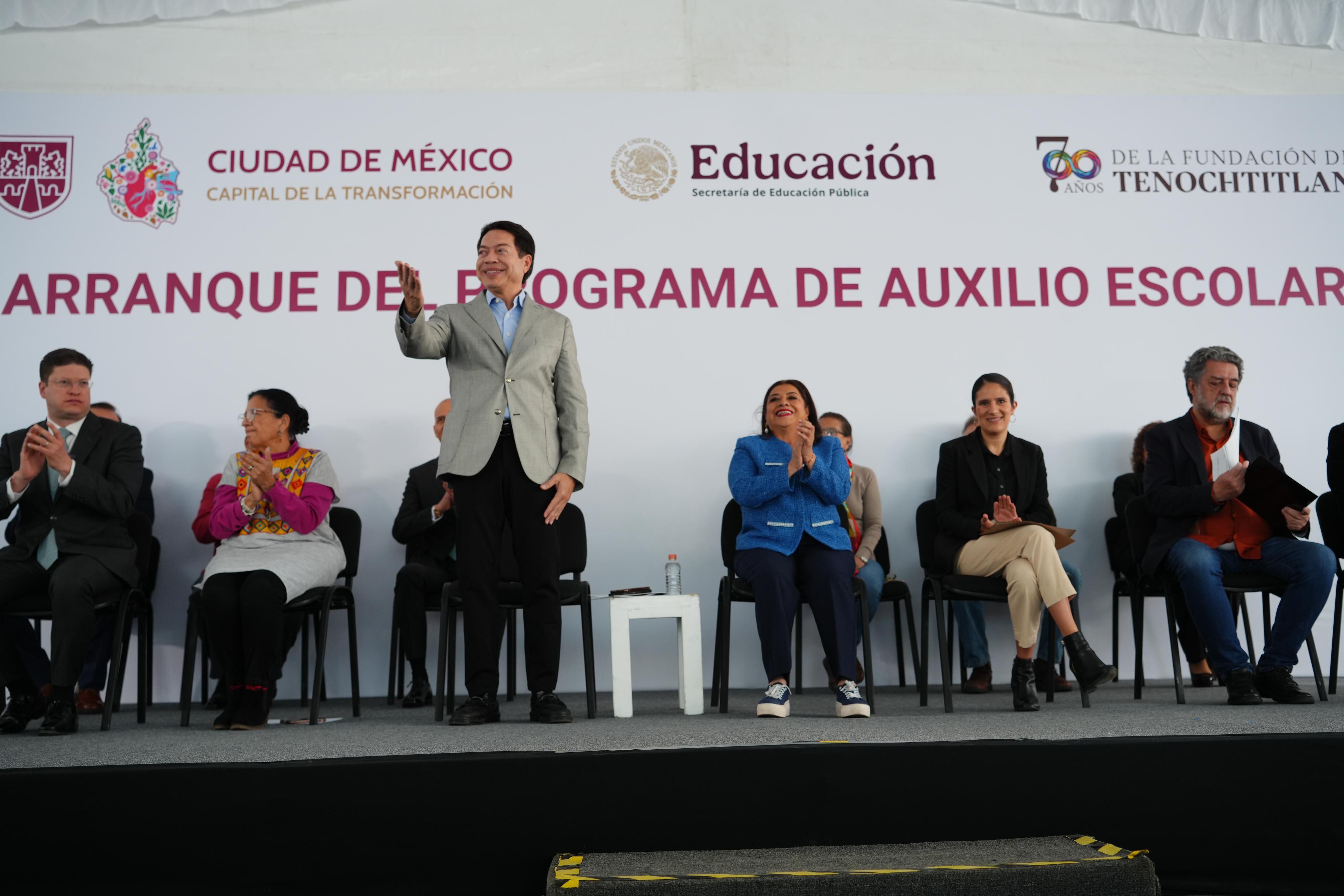 Presentan programa de Auxilio Escolar en CDMX para que niños, adolescentes y jóvenes lleguen seguros