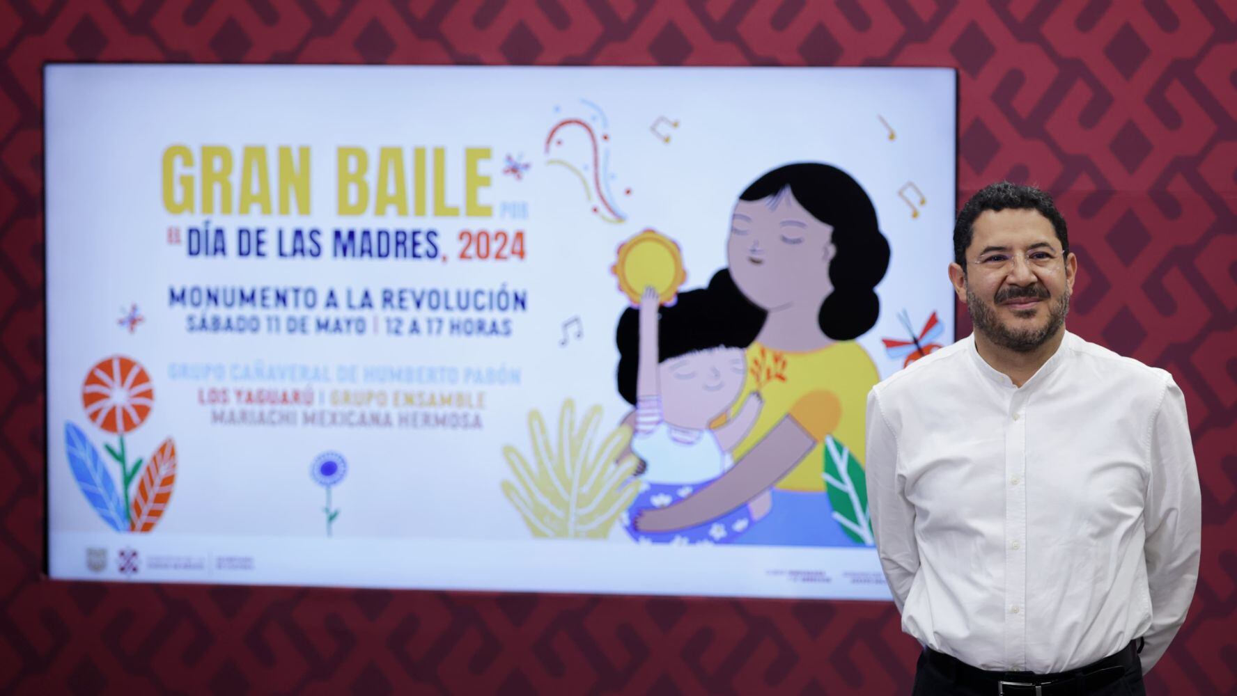 Martí Batres anunció los planes para festejar el Día de las Madres en CDMX. (Foto: jefaturadegobierno.cdmx.gob.mx)
