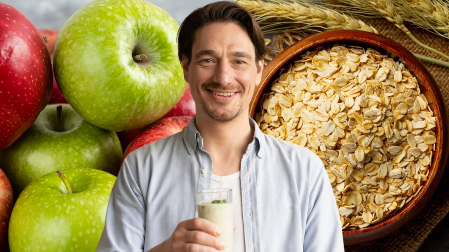 El licuado de avena con manzana tiene múltiples beneficios para tu cuerpo. (Foto: Especial el Financiero)