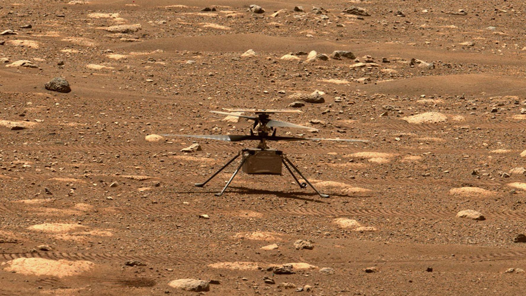 NASA reprograma vuelo de helicóptero Ingenuity en Marte