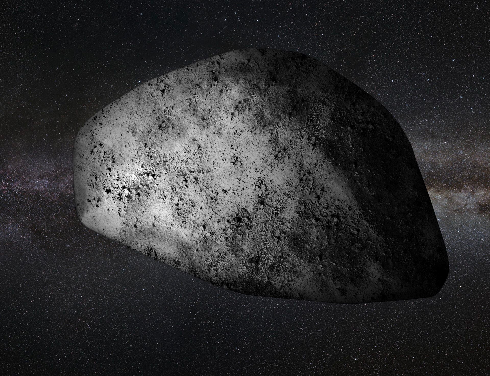 Se estima que esta es una forma aproximada del cometa Apophis.