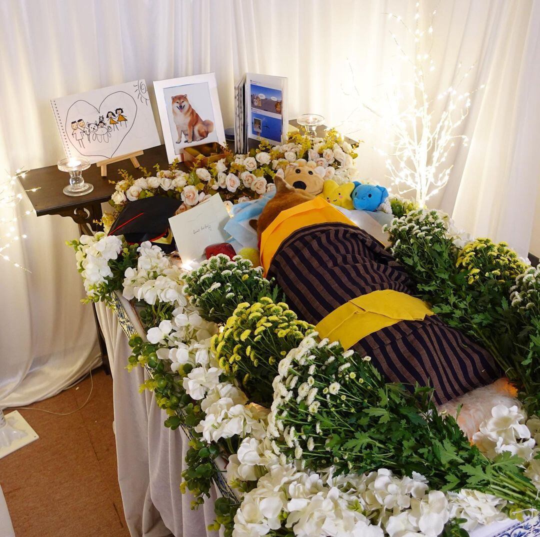 El funeral de Cheems. (Foto: @balltze)