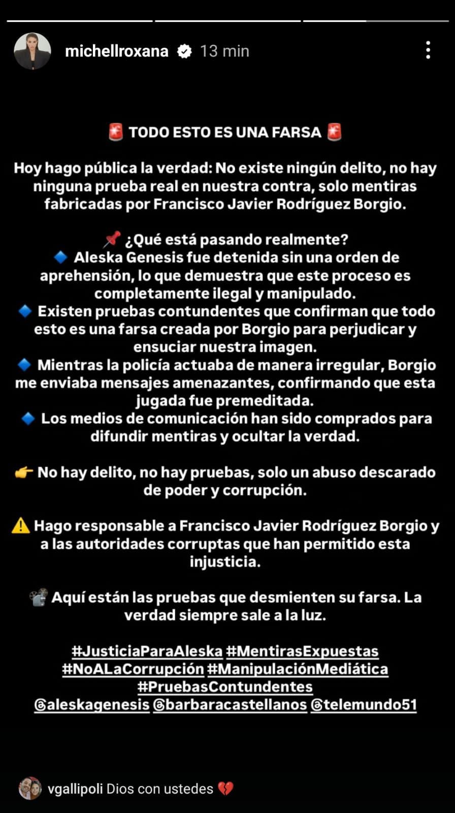 La hermana de Aleska Génesis aseguró que la detención de la venezolana es una 