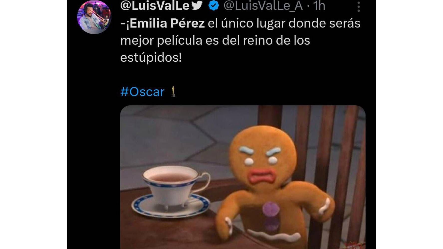 Memes de los premios Oscar 2025 y 'Emilia Pérez'. (Foto: X)