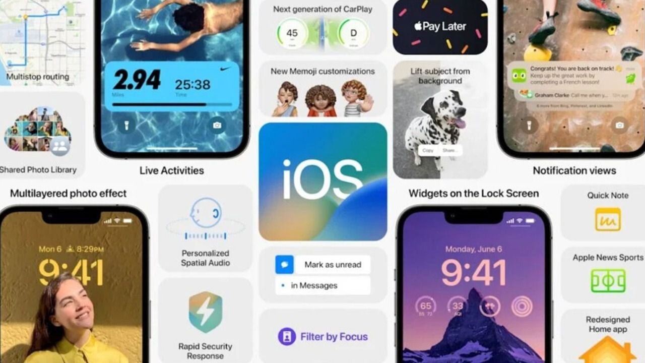 Solo en iPhone: Todas las novedades de iOS 16 presentadas en WWDC 2022