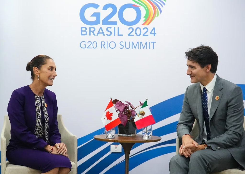 El primer ministro canadiense, Justin Trudeau, señaló que hablará con la presidenta de México, Claudia Sheinbaum.