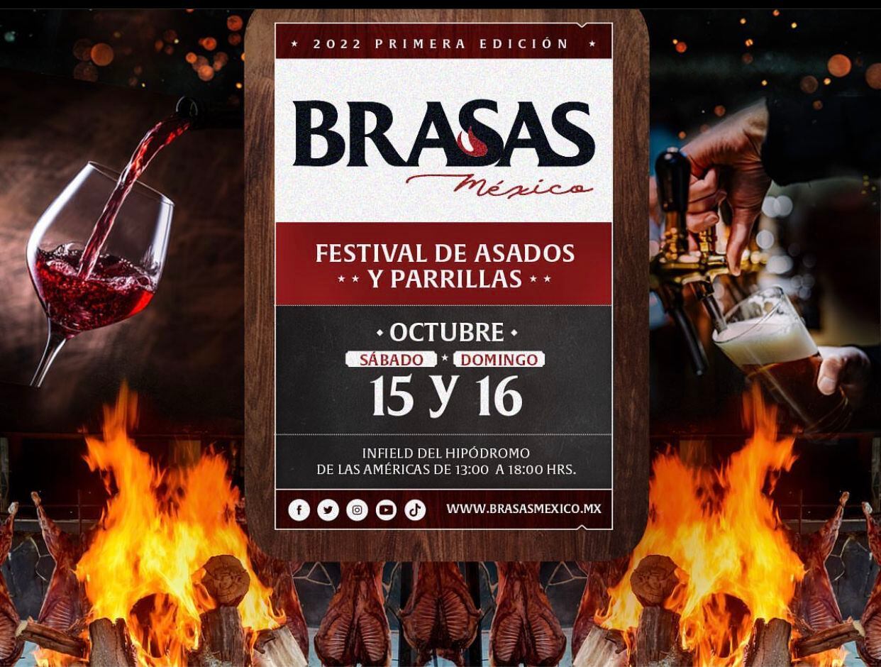 El Festival Brasas contará con una enorme oferta de alimentos y bebidas. (Foto: Instagram / @festivalbrasasmexico)
