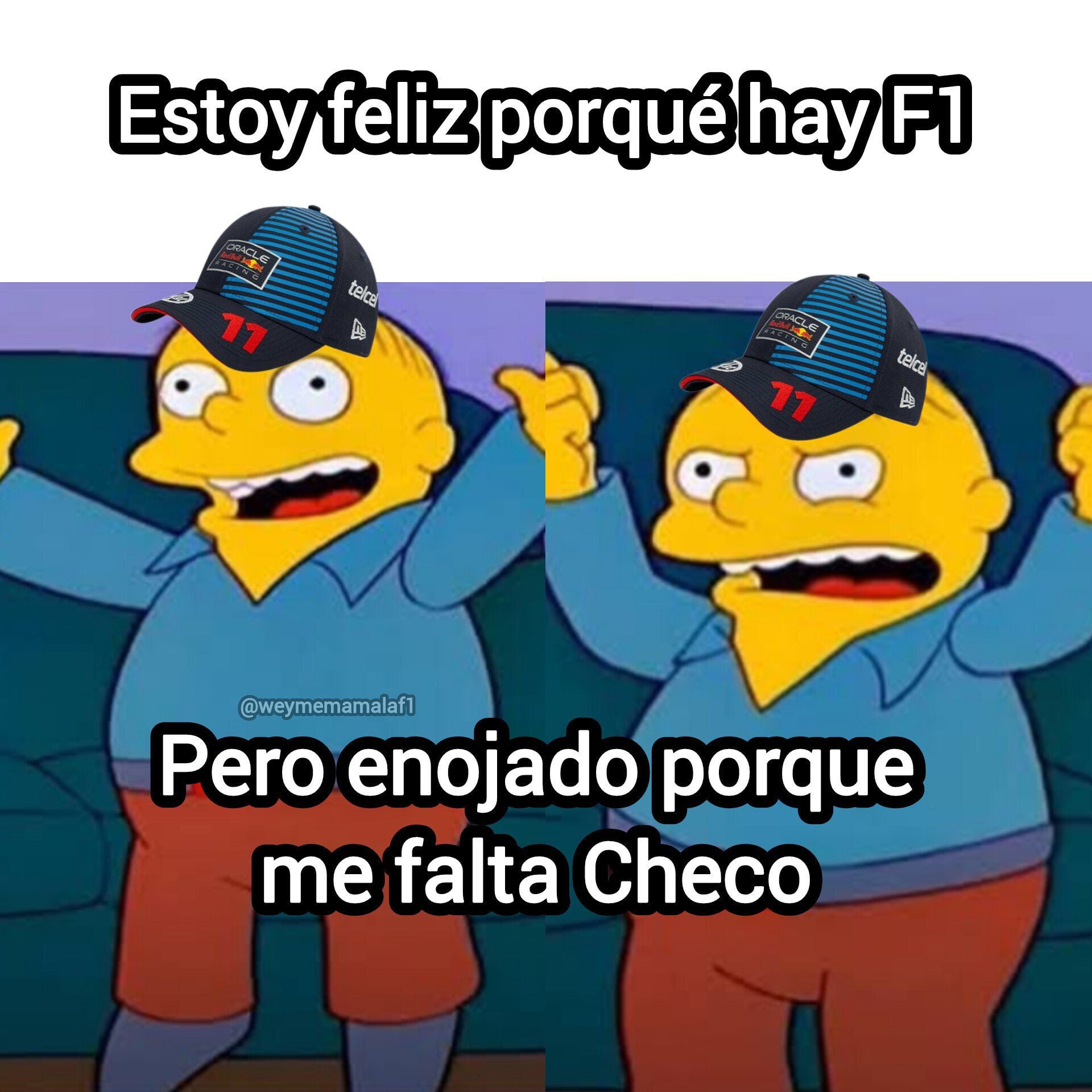 Estos son los memes que se crearon luego de la participación de Liam Lawson y el arranque de la F1 sin 'Checo' Pérez. (Foto: Captura de pantalla)