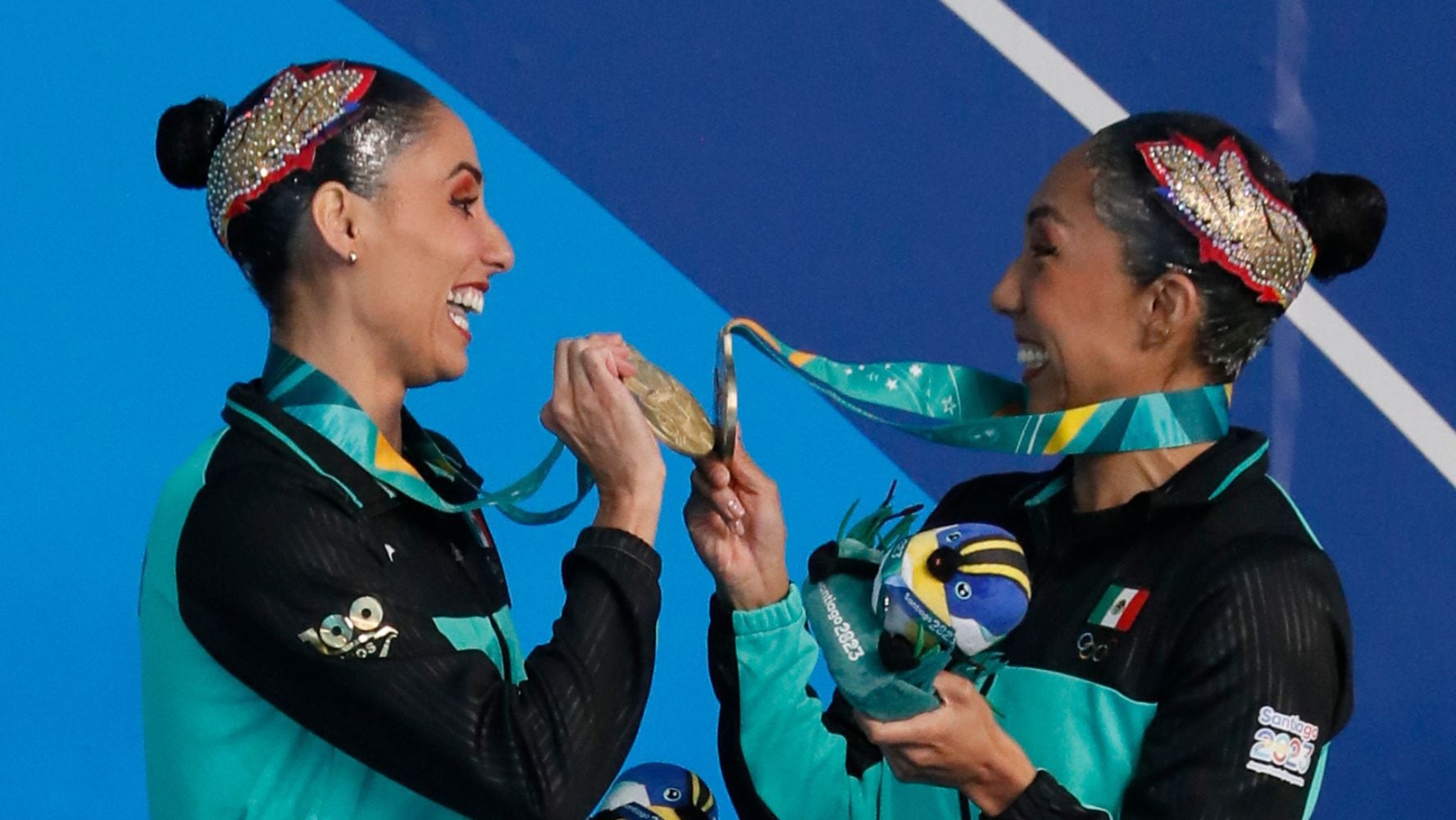 Nuria Diosdado y Joana Jiménez ganaron la medalla de oro en los Juegos Panamericanos. (Foto: EFE)