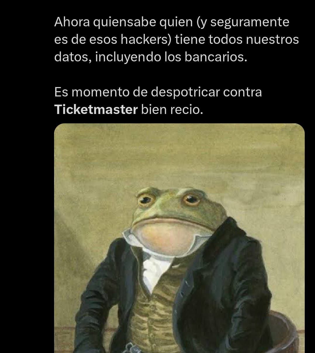 Ante el hackeo, usuarios pidieron 'funar' a Ticketmaster. (Foto: Redes sociales)