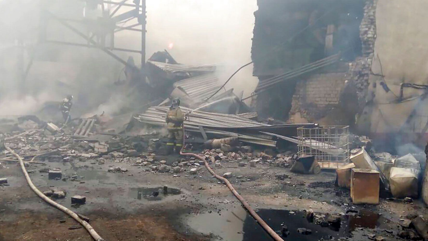 Explosión en una planta de pólvora deja 16 muertos en Rusia