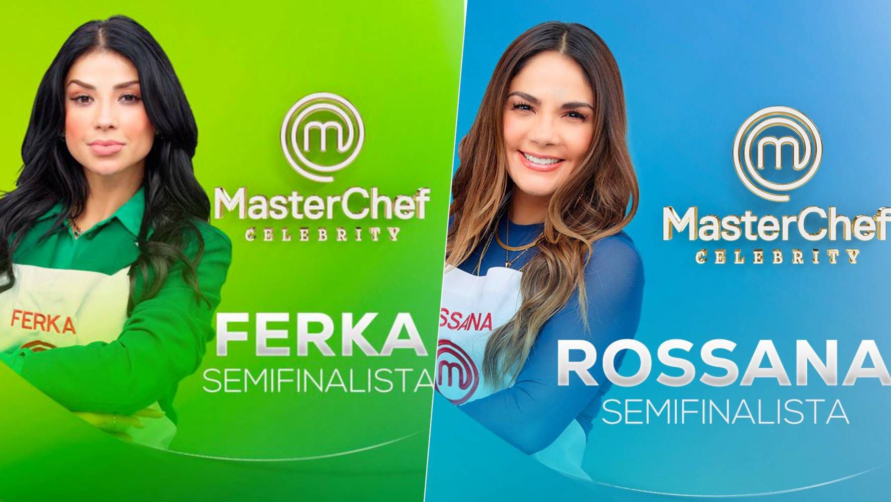 Rossana y Ferka son semifinalistas en MasterChef Celebrity 2024. (Foto: X Masterchef Mx).