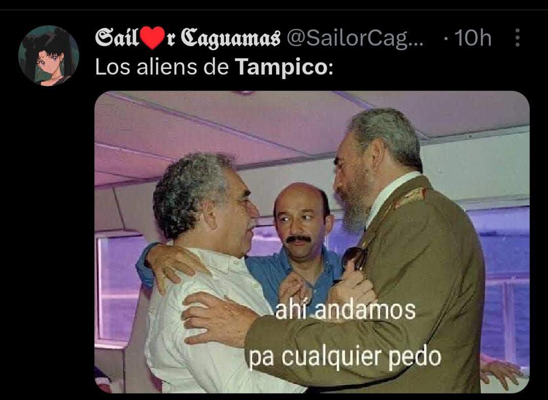 Los aliens no dejarán que nada pase en Tampico. (Captura: Redes sociales)