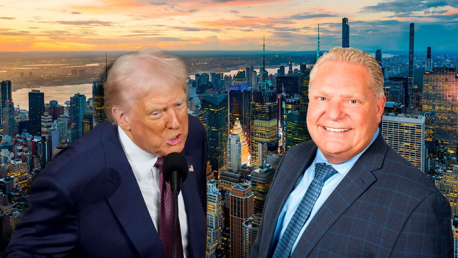 Doug Ford ‘pone fecha’ a venganza vs. Trump: ¿Cuándo aplicará arancel de 25% a luz que vende a NY?