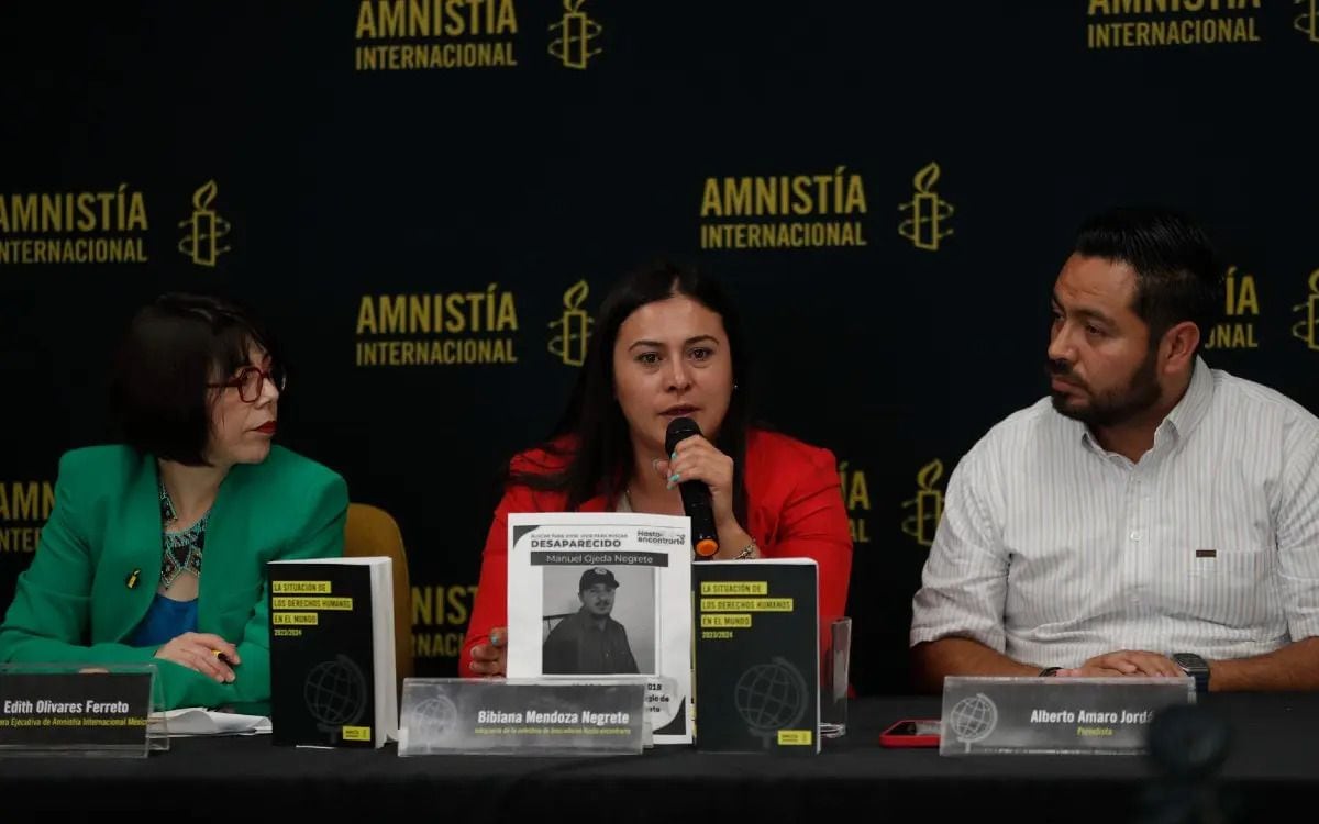 En México se violan los derechos humanos todos los días, acusa Amnistía Internacional