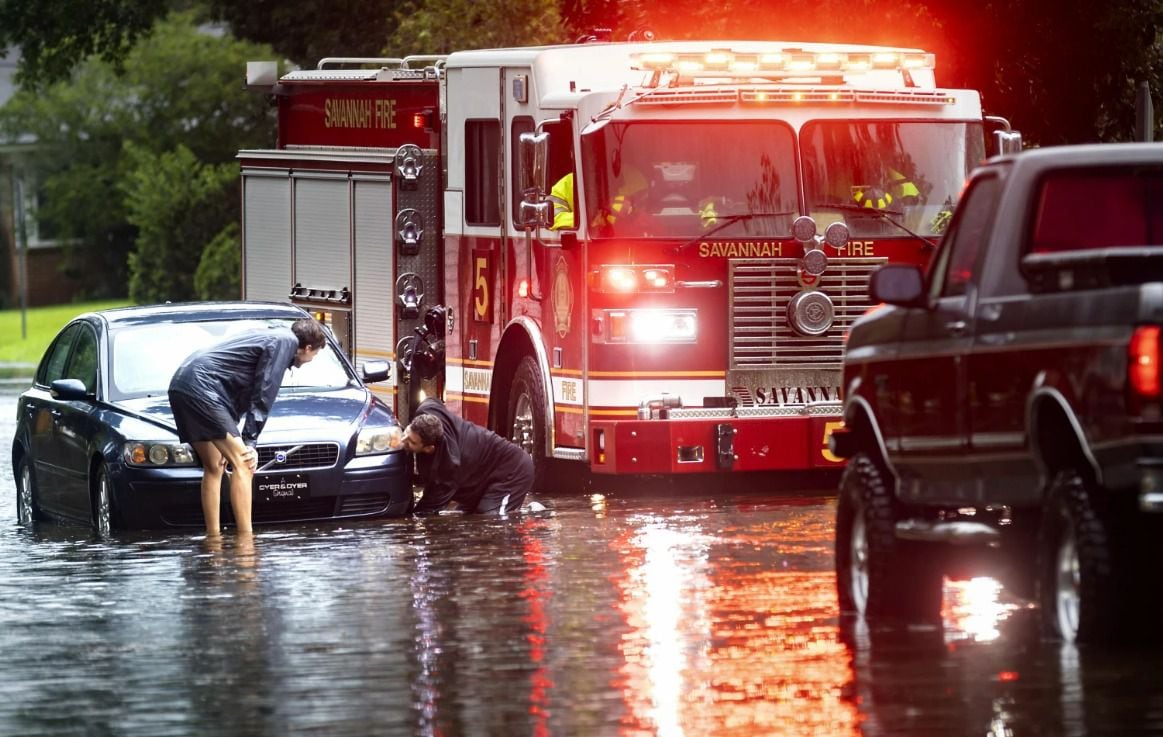 Tormenta ‘Debby’ arrasa Georgia y Carolina del Sur con fuertes lluvias (fotos)