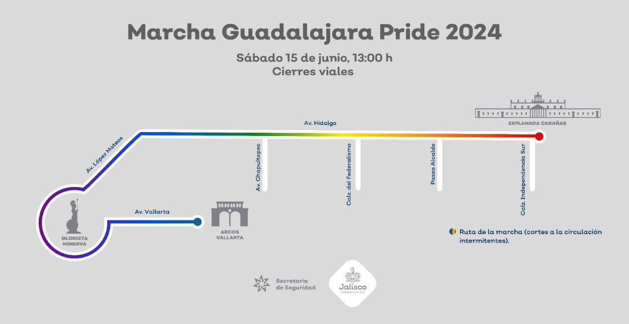 Ruta Pride Guadalajara 2024