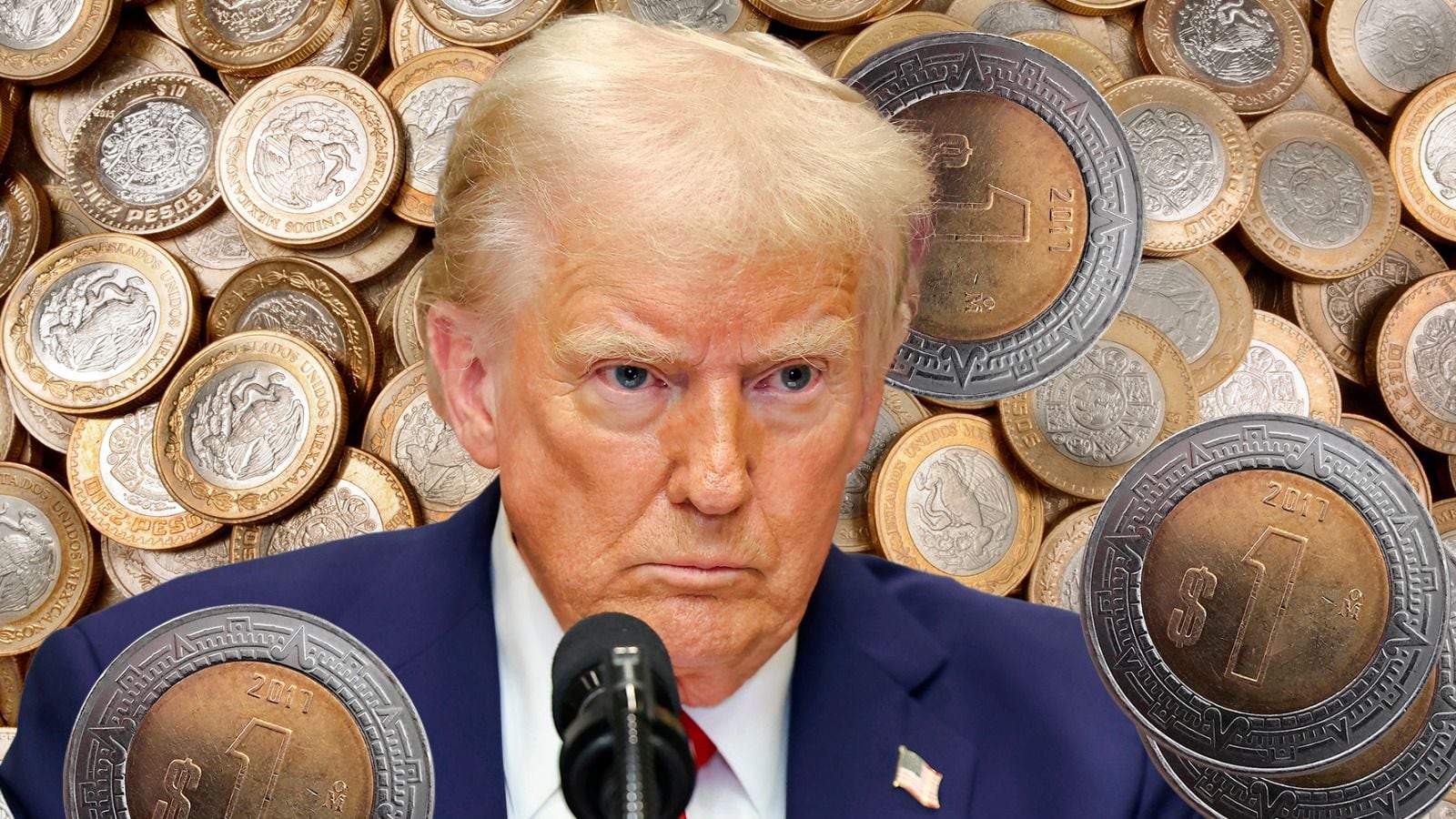 El peso mexicano empezó una tendencia a la baja contra el dólar después de que los mercados apostaron por una victoria de Donald Trump en las elecciones de 2024. 