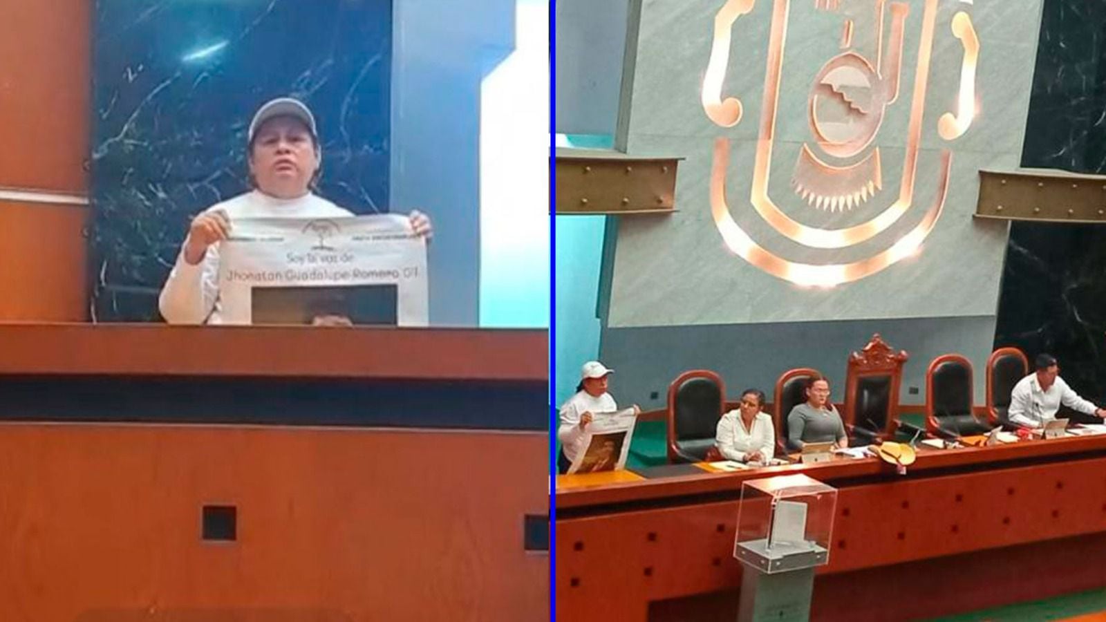 ‘Nos niegan los recursos’: Madre buscadora protesta en Congreso de Guerrero y encara a legisladores