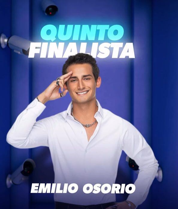 Emilio Osorio es el quinto finalista de 'La Casa de los Famosos México'. (Foto: Instagram @lacasafamososmx)