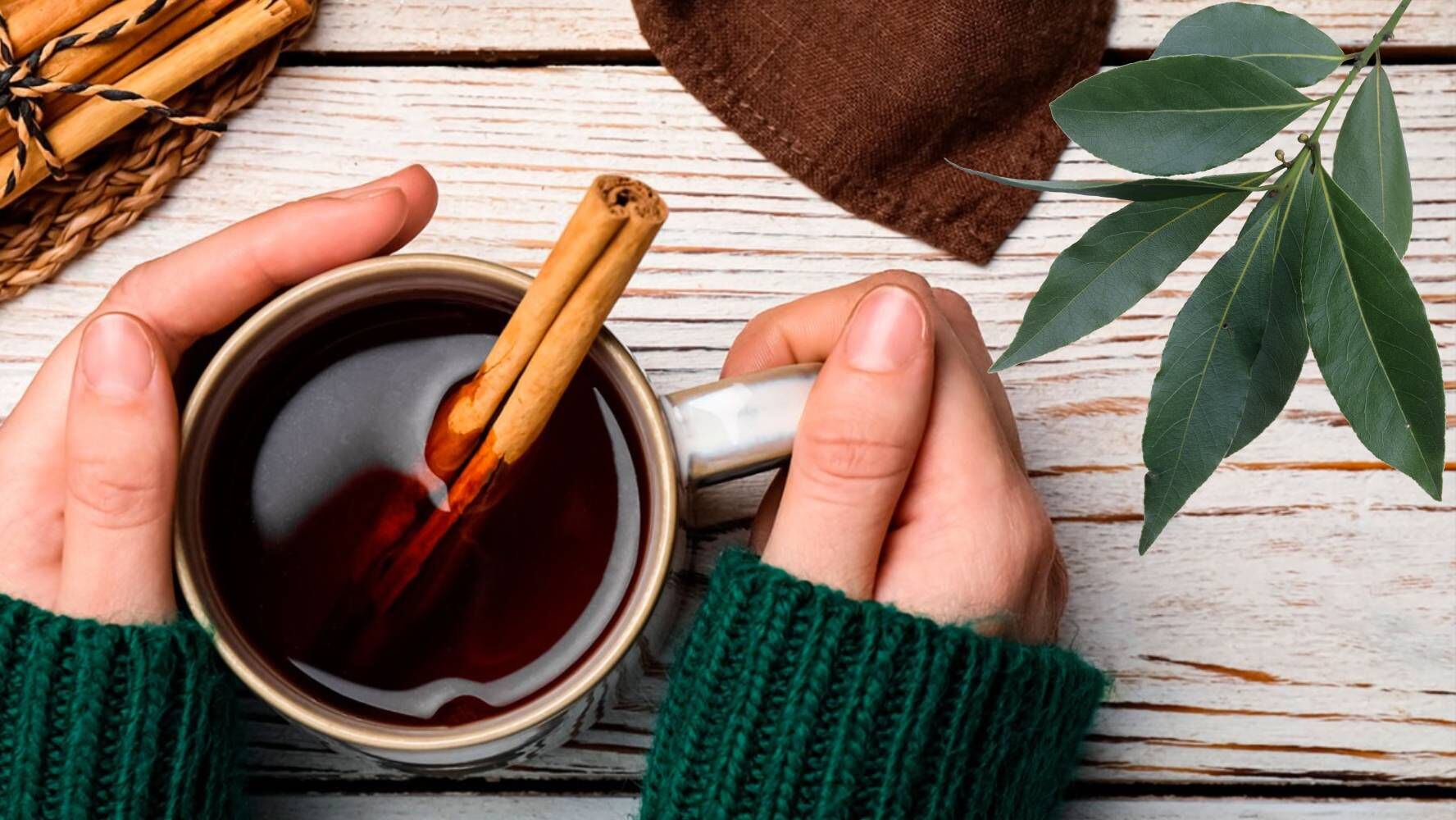 El té de canela y laurel es una combinación popular en remedios caseros para aliviar dolores estomacales. (Foto: Especial / El Financiero).