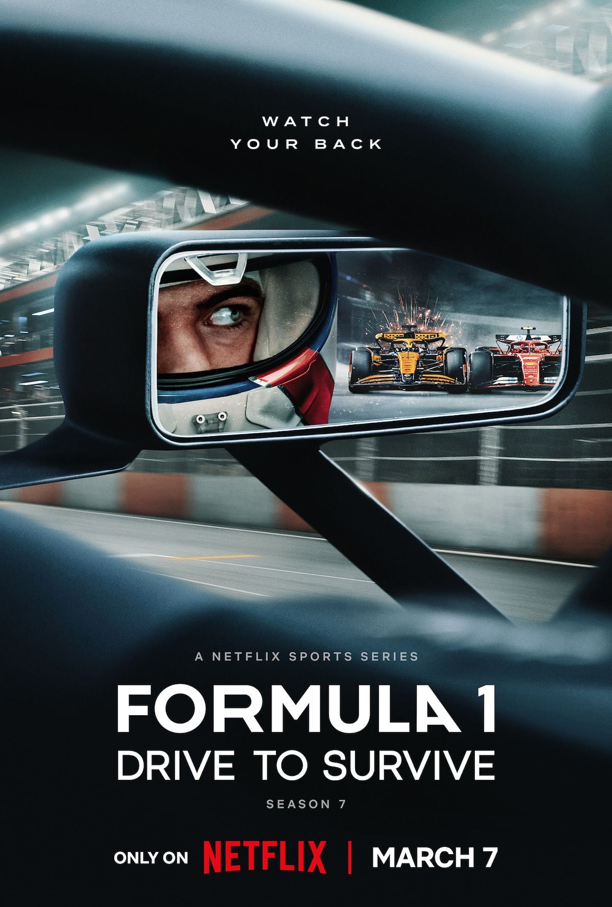 Netflix estrena su temporada 7 de 'Formula 1: Drive to survive' el 7 de marzo. (Foto: Netflix).