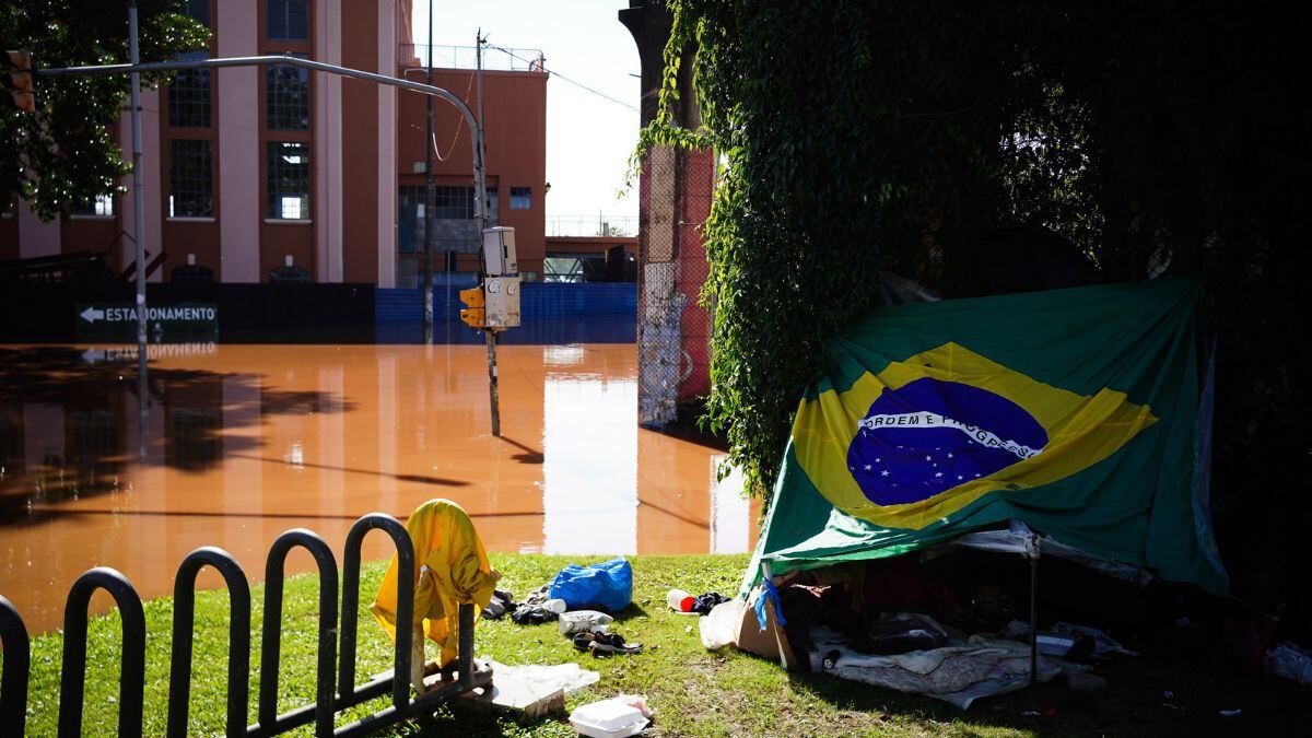 Las lluvias han afectado a más de 1.5 millones de habitantes en Brasil. (Bloomberg)