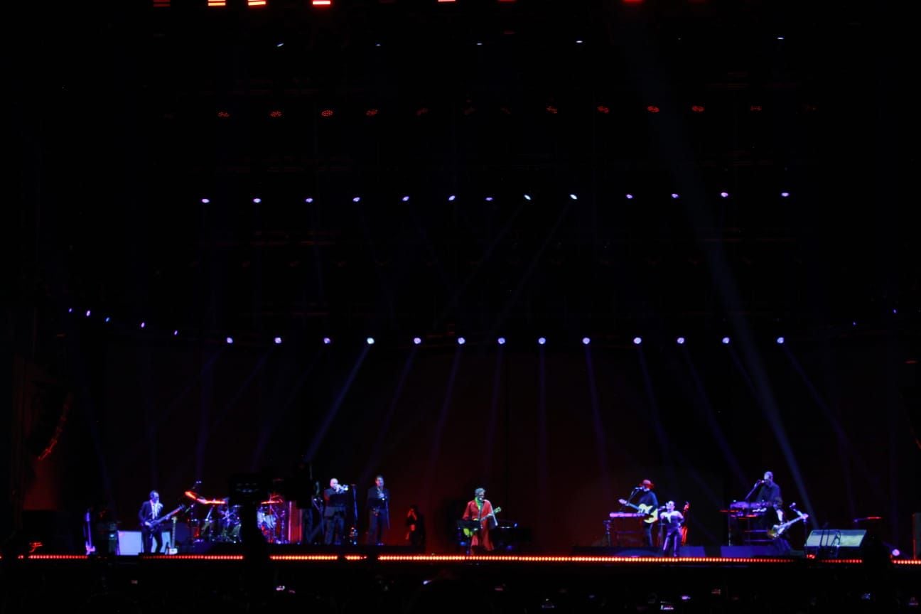 Fito Páez se presentó en el Zócalo de la Ciudad de México. (Foto: Cecilia L. García)