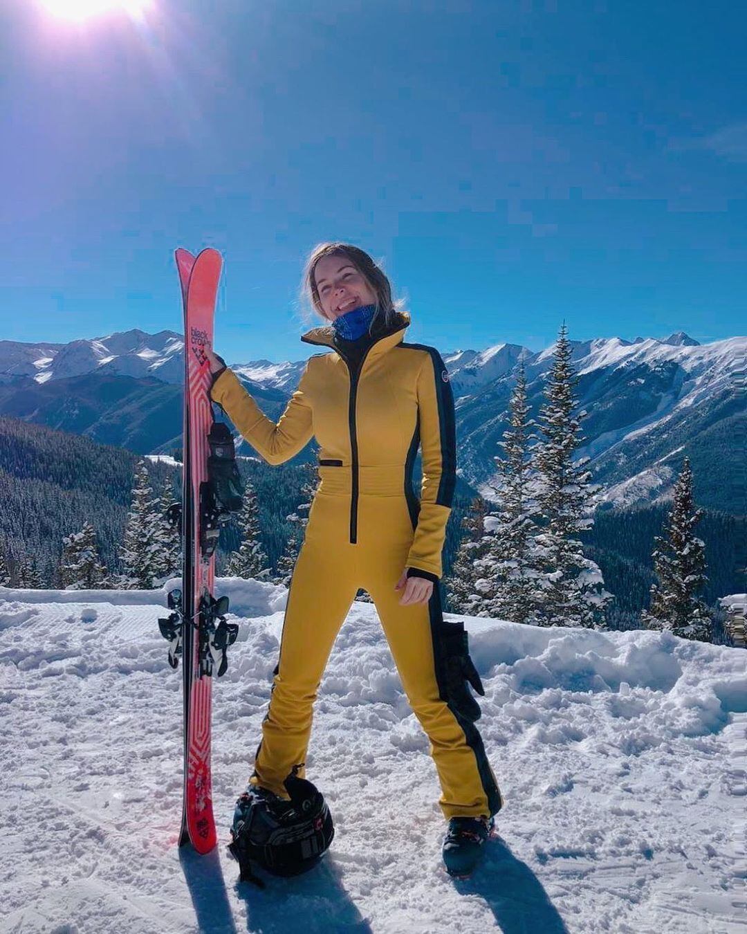 Camila Sodi suele ir a Aspen a esquiar, pero esta vez sufrió una conmoción cerebral.