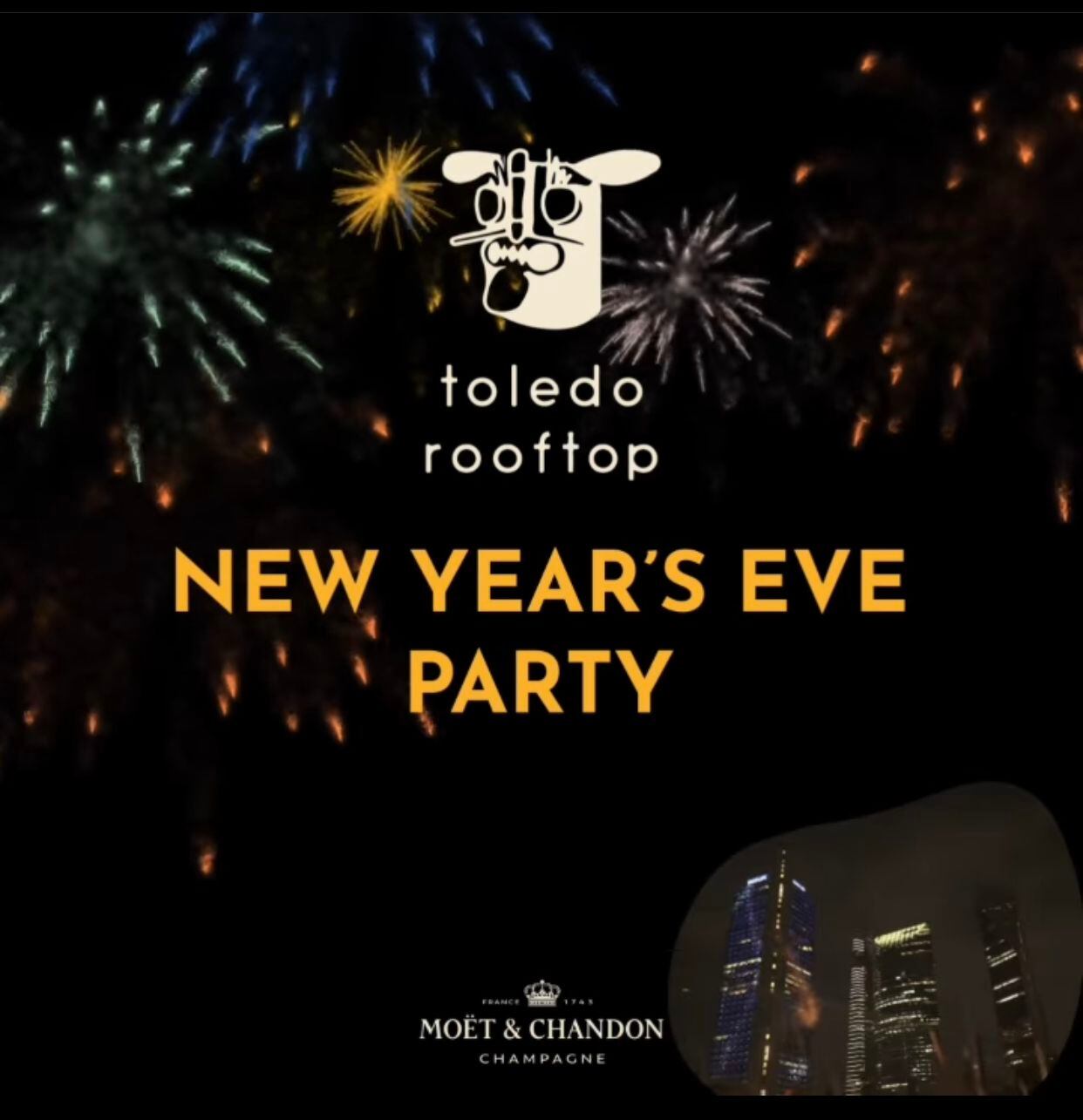 Toledo Rooftop celebrará la llegada de 2023 con una cena. (Foto: Instagram / @toledorooftop)