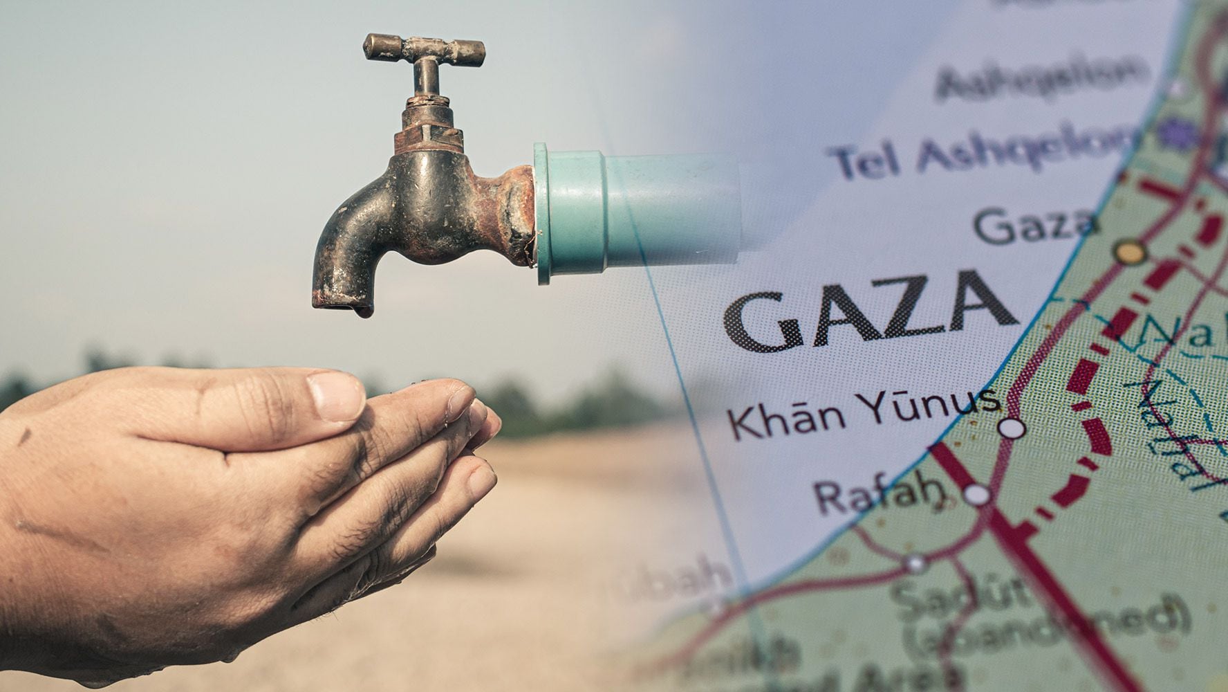 Palestinos ‘mueren de sed’: Sobreviven con medio litro de agua al día, revela ayuda humanitaria