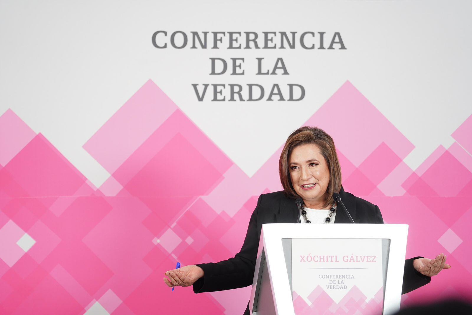 La candidata presidencial Xóchitl Gálvez inició su campaña en Fresnillo, Zacatecas.