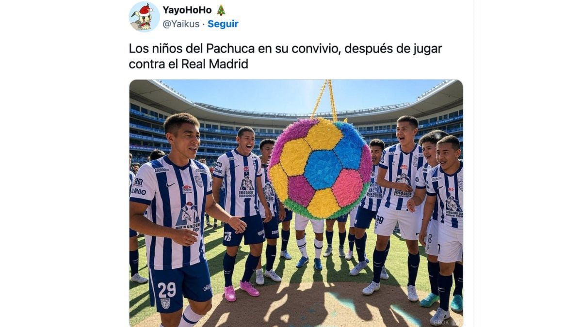 Pachuca llegó hasta la final de la Copa Intercontinental donde dio de que hablar en redes sociales.  (Foto: X: @Yaikus)