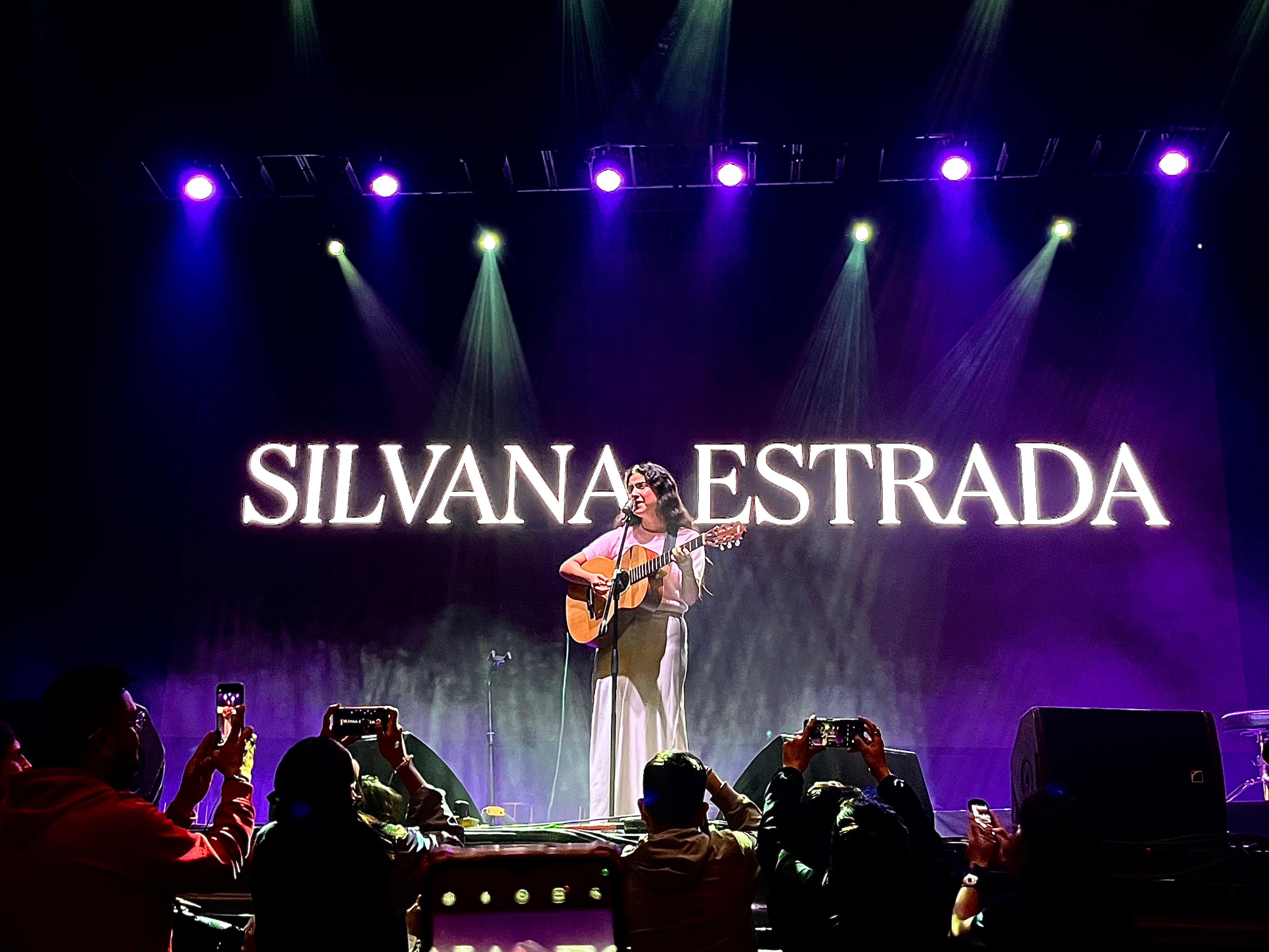 Silvana Estrada en la conferencia de prensa del Vive Latino. (Foto: Brenda Escudero)