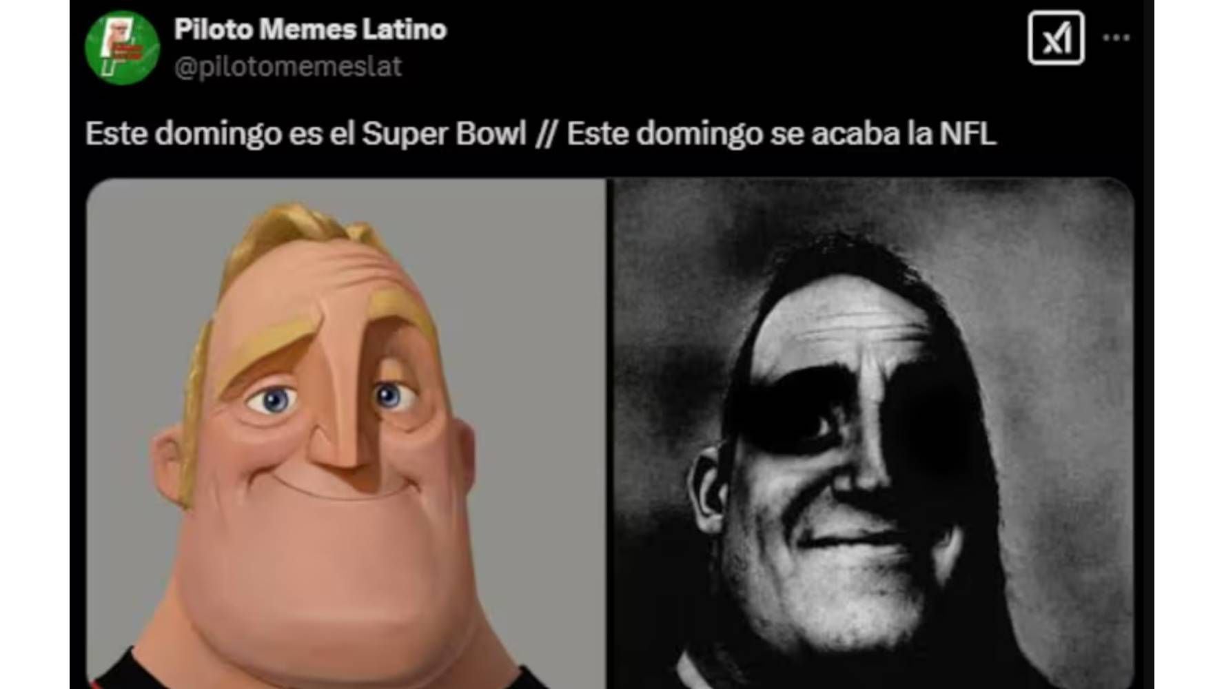 Memes del Super Bowl 2025. (Foto: Especial).