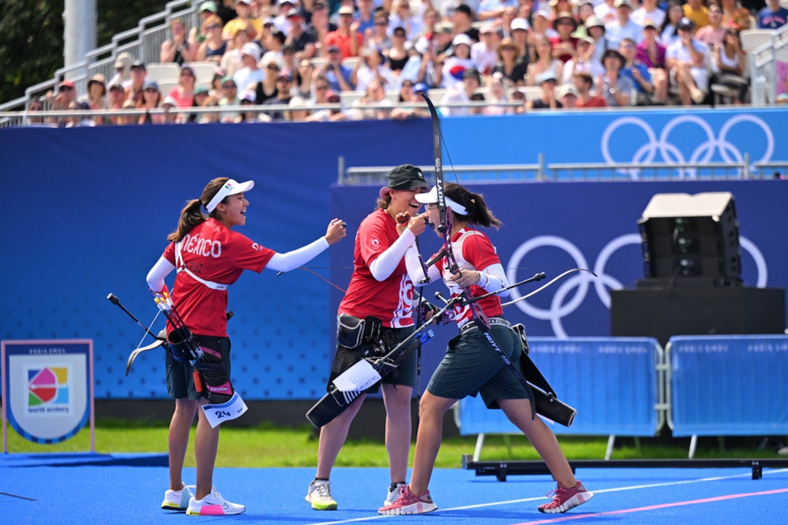 El equipo de tiro con arco femenil mexicano participará en París 2024 en la competencia individual. (Foto: Cortesía/COM)