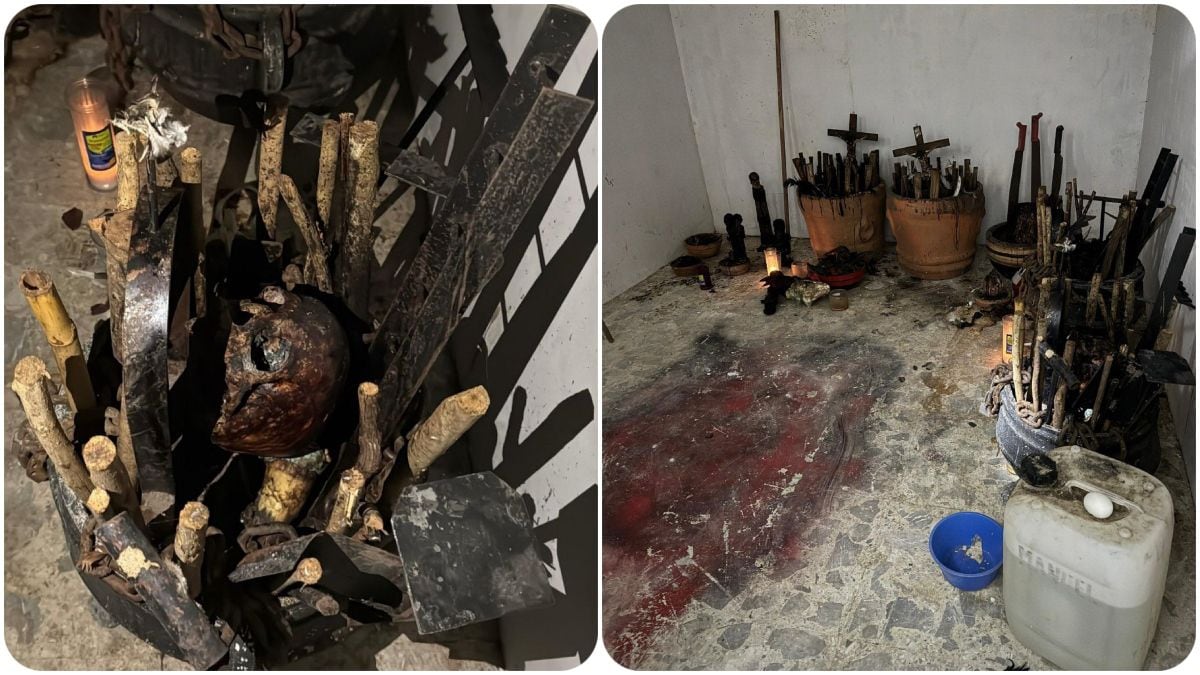 ¿Altar santero? Hallan cráneos humanos y sangre en casa de Dionicio Álvarez, ligado a Cuauhtémoc Blanco