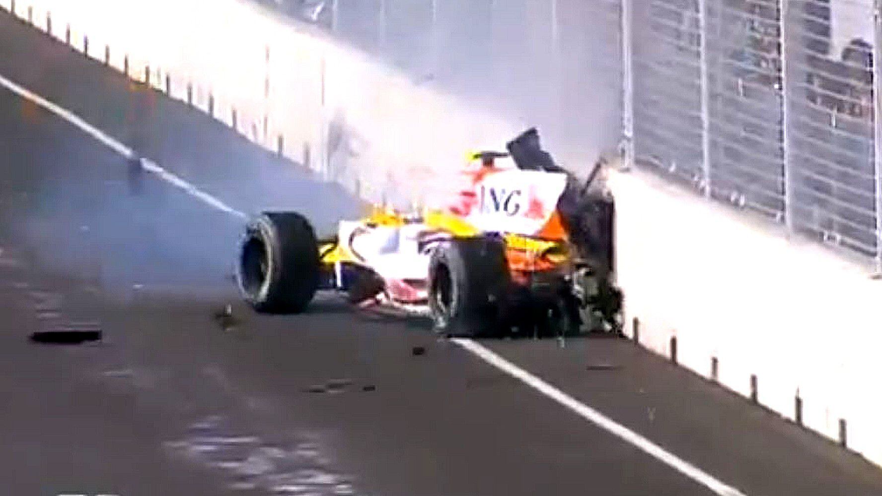 GP de Singapur: ¿Qué fue el polémico ‘Crashgate’ protagonizado por Renault en 2008?