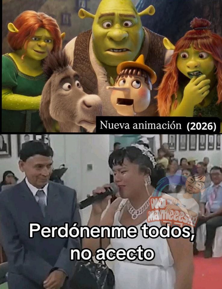 Memes sobre el tráiler de la película 'Shrek 5'. (Foto: Redes sociales)