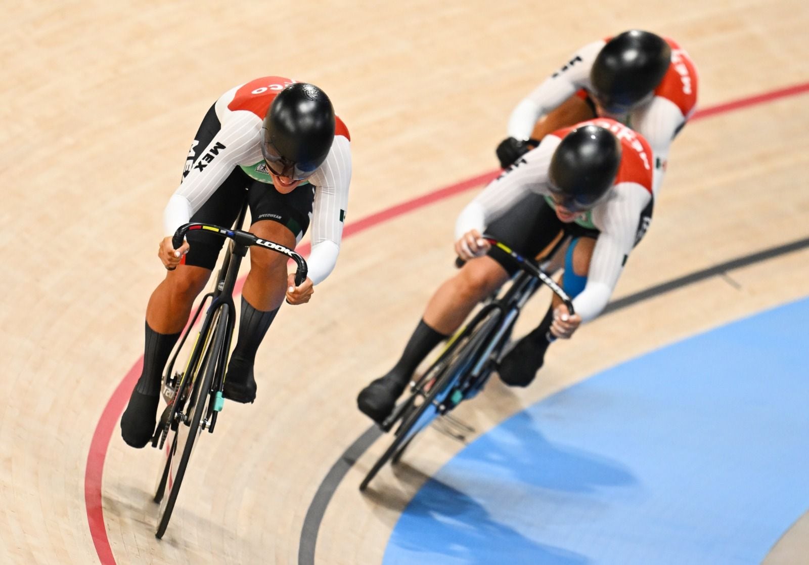 Daniela Gaxiola, Yuli Verdugo y Jessica Salazar culminaron en el 5° puesto en París 2024. (Foto: Cortesía COM).