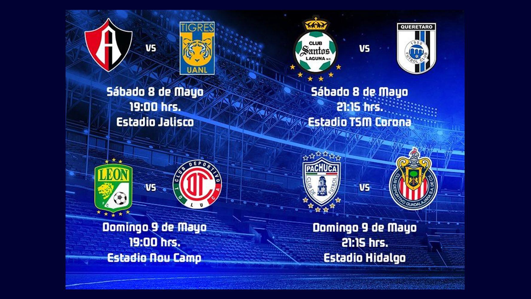 Liga MX anuncia fechas y horarios de los partidos de repechaje del Guard1anes 2021