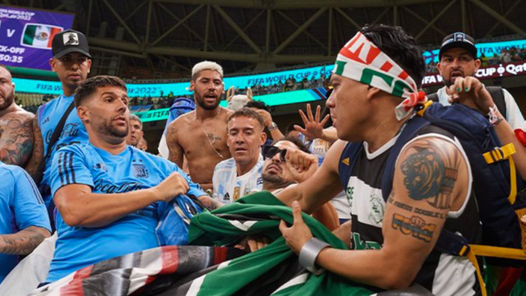 México vs. Argentina: Afición de ambas selecciones ‘calientan los ánimos’ previo al partido