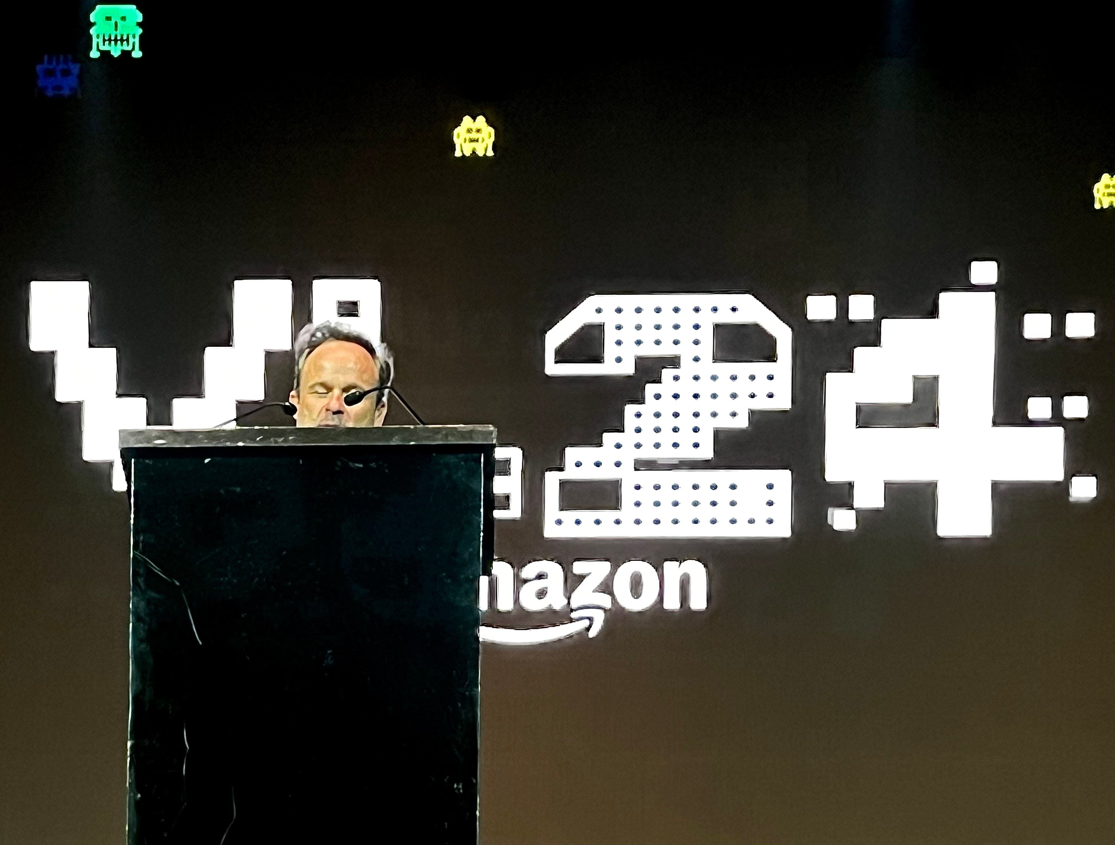 Paul Forat, director de Amazon Music, en la conferencia de prensa del Vive Latino 2024. (Foto: Brenda Escudero)